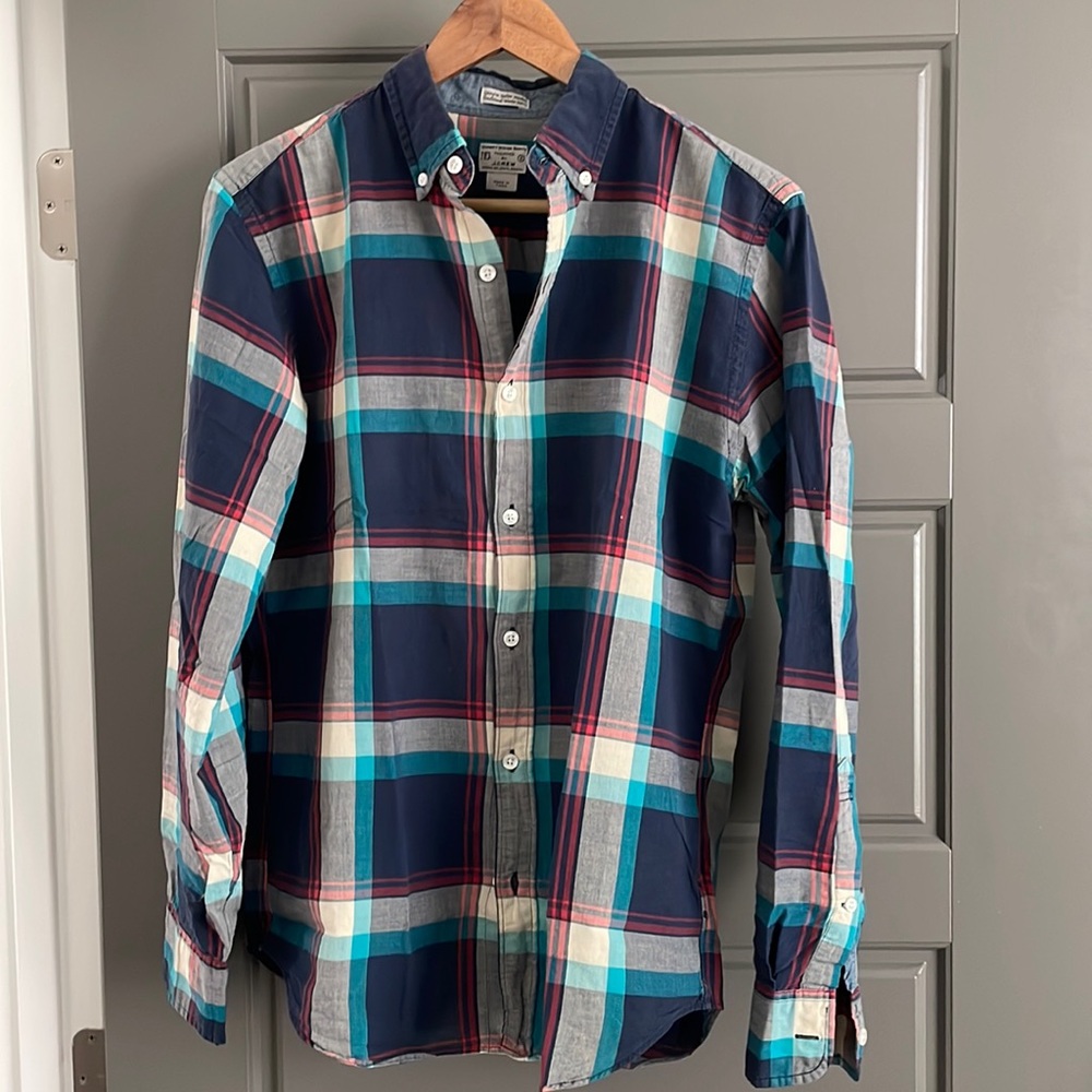 Jcrew Madras button down
